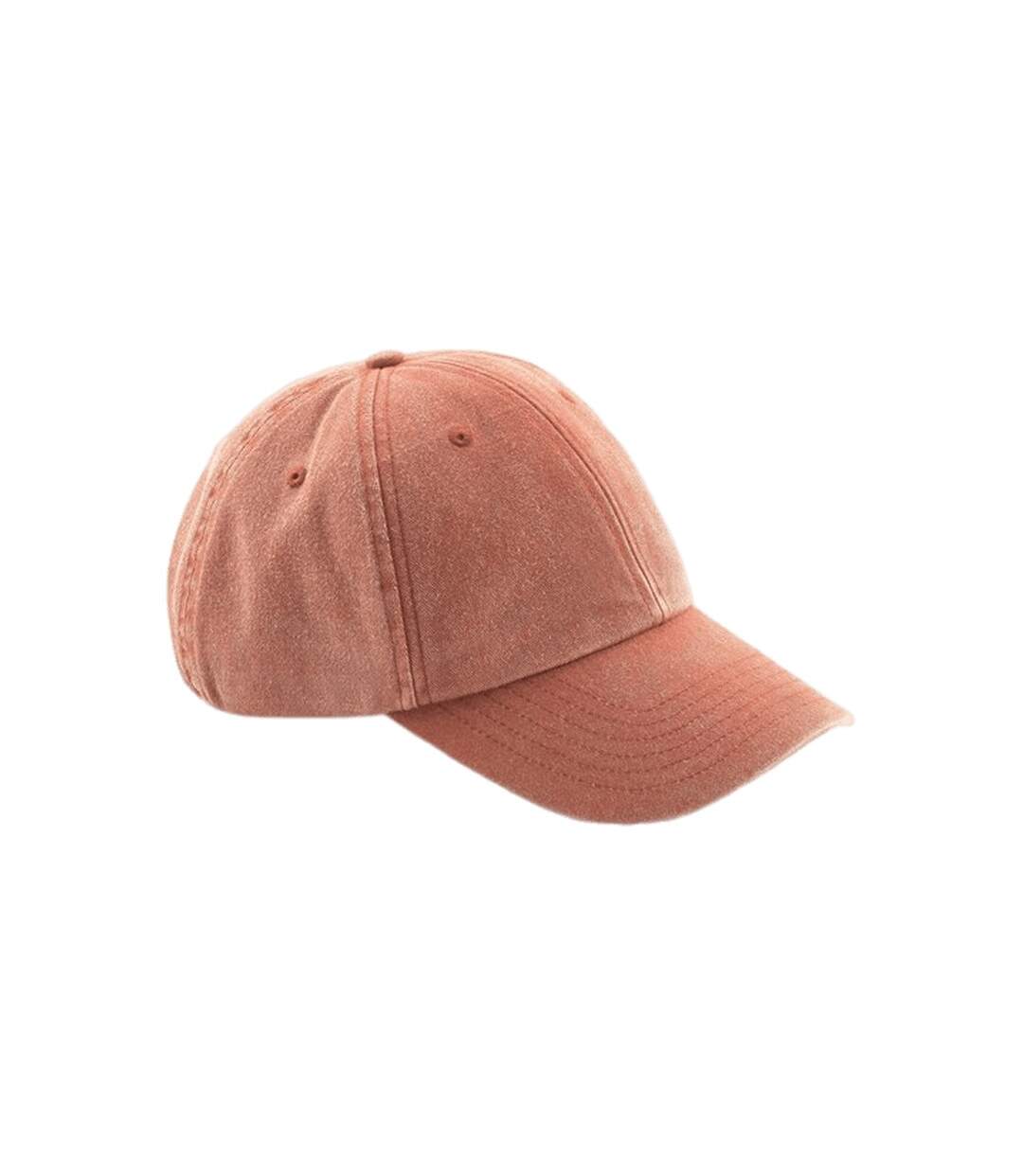 Casquette de baseball adulte orange Beechfield-1