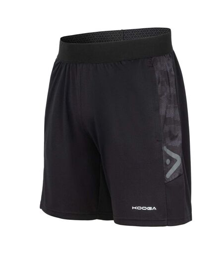 Mens Vortec Shorts Black Camo KooGa