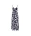 Robe longue marine femme only life vis ada - m-2