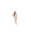 Womens/ladies Abstract Floral Mini Dress Red Influence-1