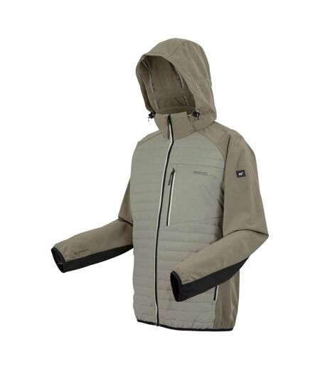 Mens Pro Hybrid Ii Jacket Golden Sand Treetop Black Regatta