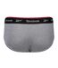 Lot De 3  Slips Wiggins Homme Noir Reebok-2