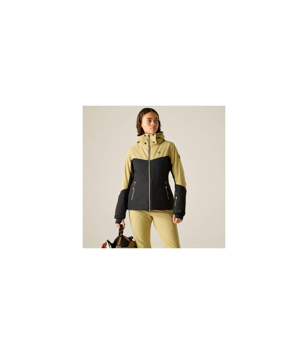 Blouson De Ski Flurry Femme Beige Noir Dare 2B-1