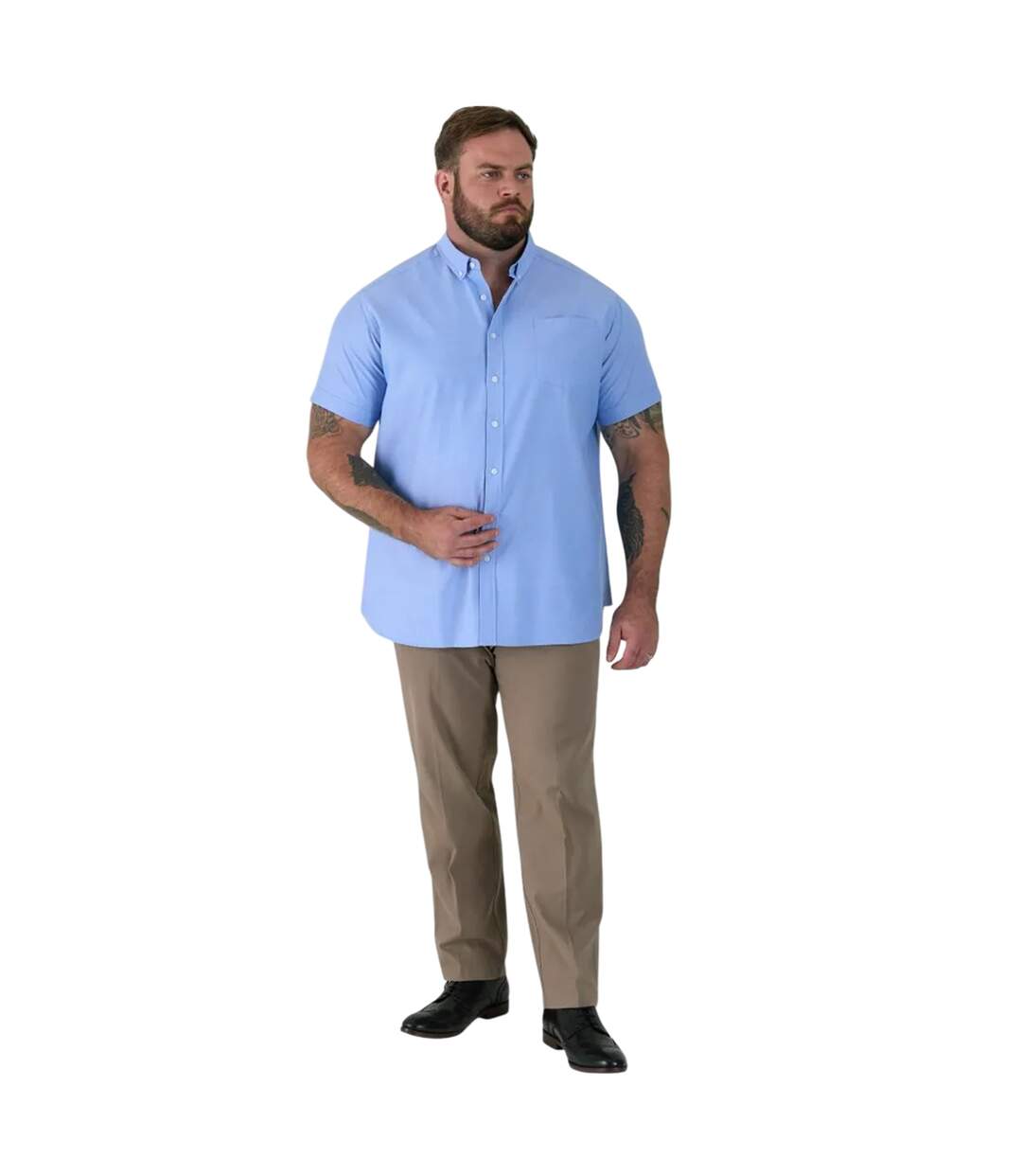 Chemise James Homme Bleu Ciel Duke-4