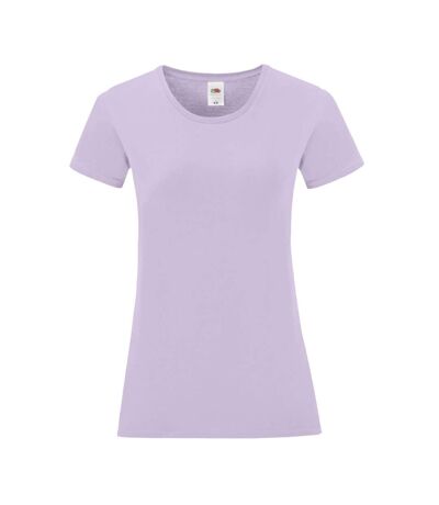 Womens/ladies iconic 150 t-shirt soft lavender Fruit of the Loom