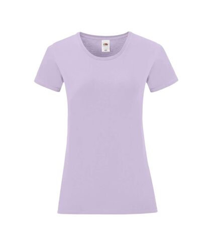 Womens/ladies iconic 150 t-shirt soft lavender Fruit of the Loom