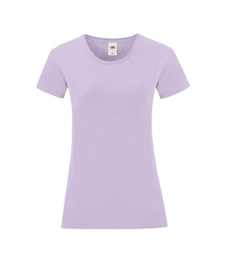 Womens/ladies iconic 150 t-shirt soft lavender Fruit of the Loom