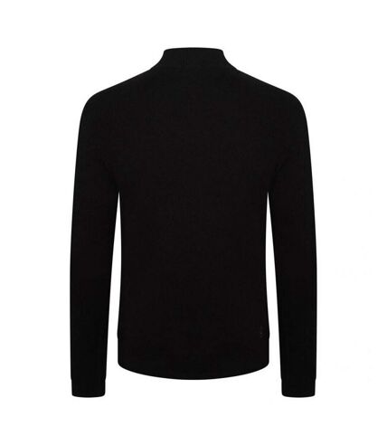 Dare 2B Mens Dutiful II Stripe Half Zip Sweatshirt (Black) - UTRG8016