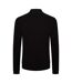 Dare 2B Mens Dutiful II Stripe Half Zip Sweatshirt (Black)