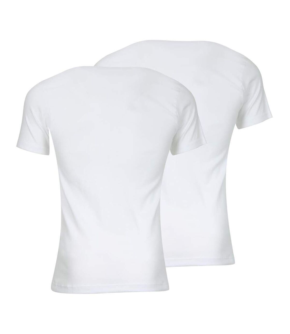 Lot de 2 tee-shirts col rond homme Coton Bio