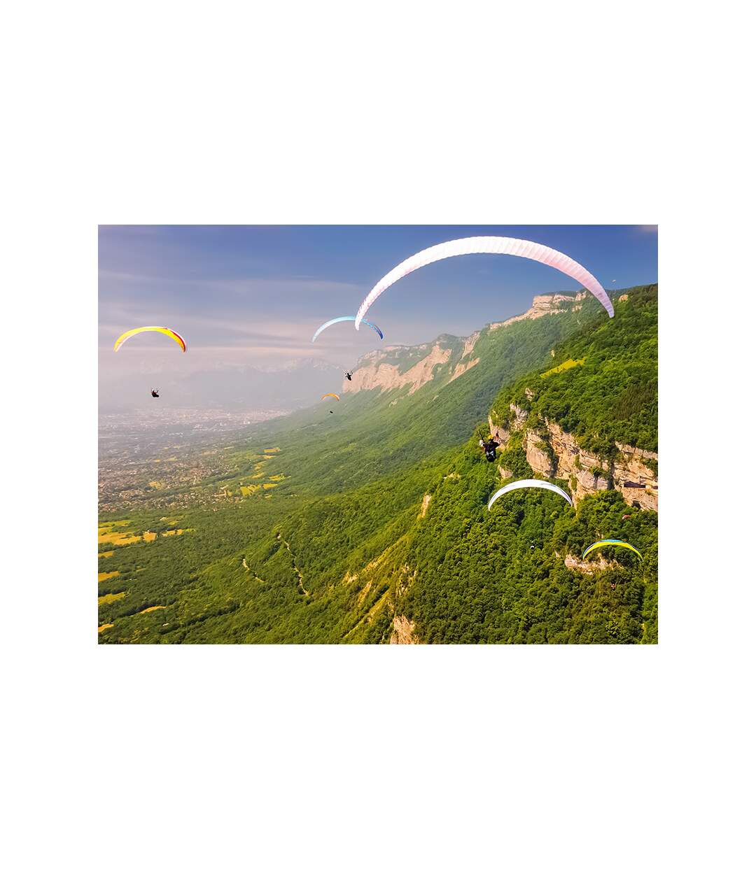 Baptême en parapente de 15 minutes au lac d'Annecy - SMARTBOX - Coffret Cadeau Sport & Aventure