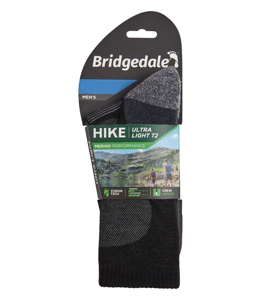 Bridgedale - Mens Hiking Merino Wool Crew Socks