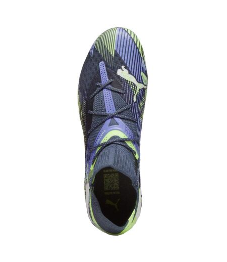 Womens/ladies Future 7 Ultimate Striped Soft Ground Football Boots Grey Multicoloured Puma