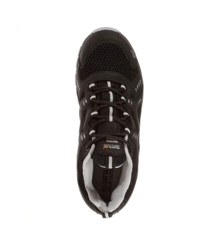 Womens/ladies vendeavour walking shoes black/cyberspace Regatta