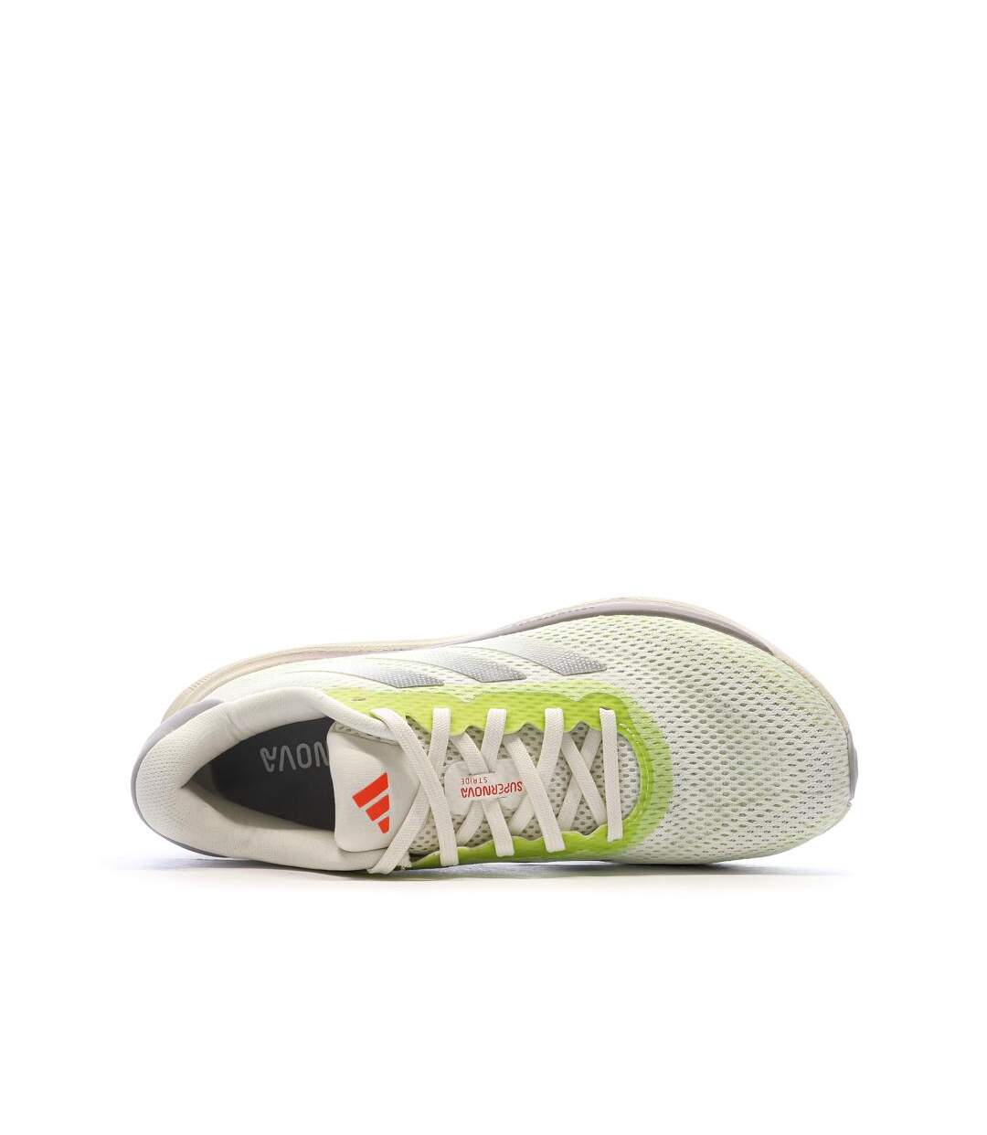 Chaussures de running blanches/jaunes homme adidas supernova-4