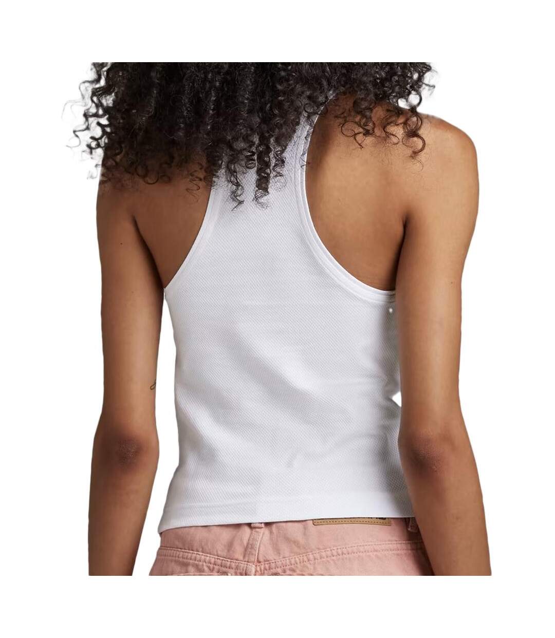 Débardeur blanc femme g star raw racer slim-2
