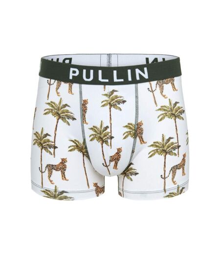 PULL IN Boxer Homme Microfibre CHASSEUSE Blanc