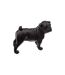 Statuette Déco Chien 19cm Noir