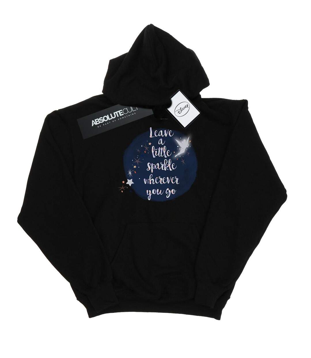 Disney - Sweat à capuche TINKER BELL A LITTLE SPARKLE - Femme (Noir) - UTBI14942-1
