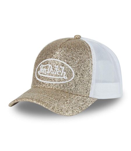 Casquette baseball avec filet femme à paillettes Glitter Vondutch