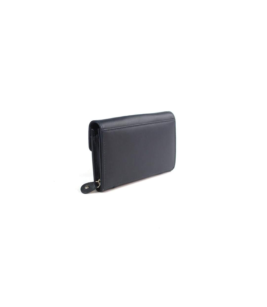 Camille Envelope Leather Purse One Size Navy Eastern Counties Leather-2