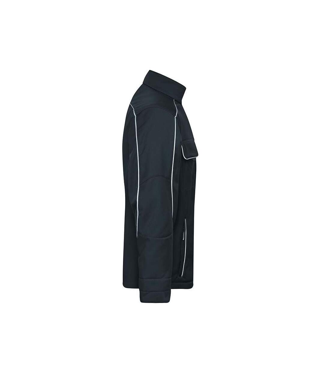 James and Nicholson Veste Softshell Workwear Adultes Unisexe (Carbone) - UTFU1006