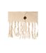 Parasol Déco Pompons & Coquillages 250cm Beige