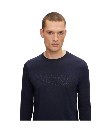 T-shirt Motif/style Logo Tognbo Homme Bleu Foncé Boss