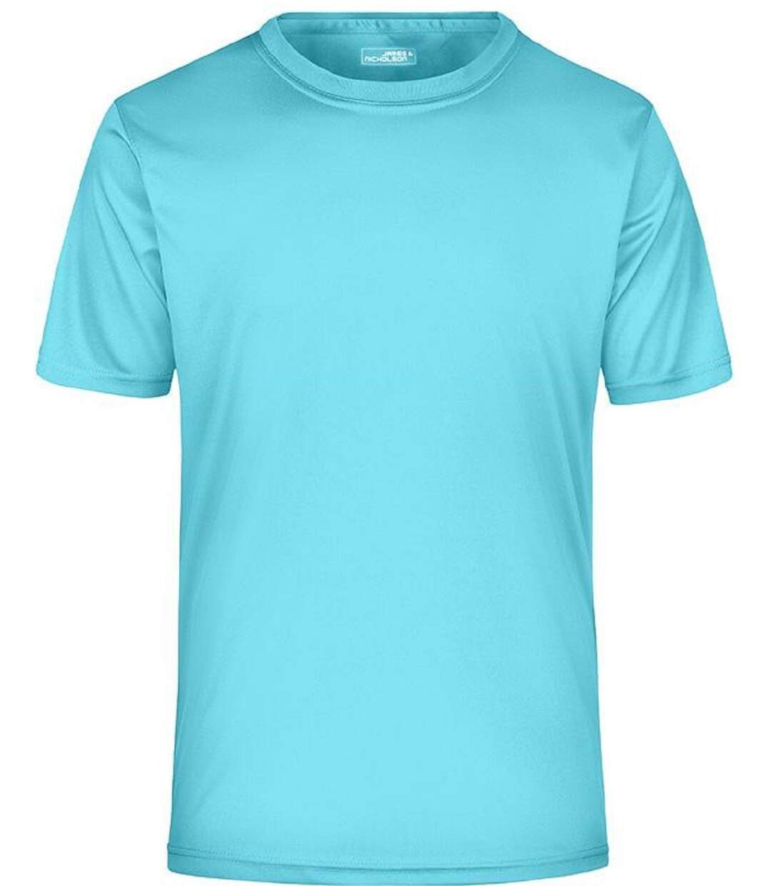 t-shirt respirant JN358 - bleu pacifique - col rond - Homme