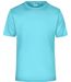 t-shirt respirant JN358 - bleu pacifique - col rond - Homme