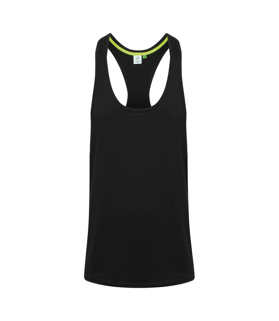 Mens Muscle Vest Top Black Tombo-1