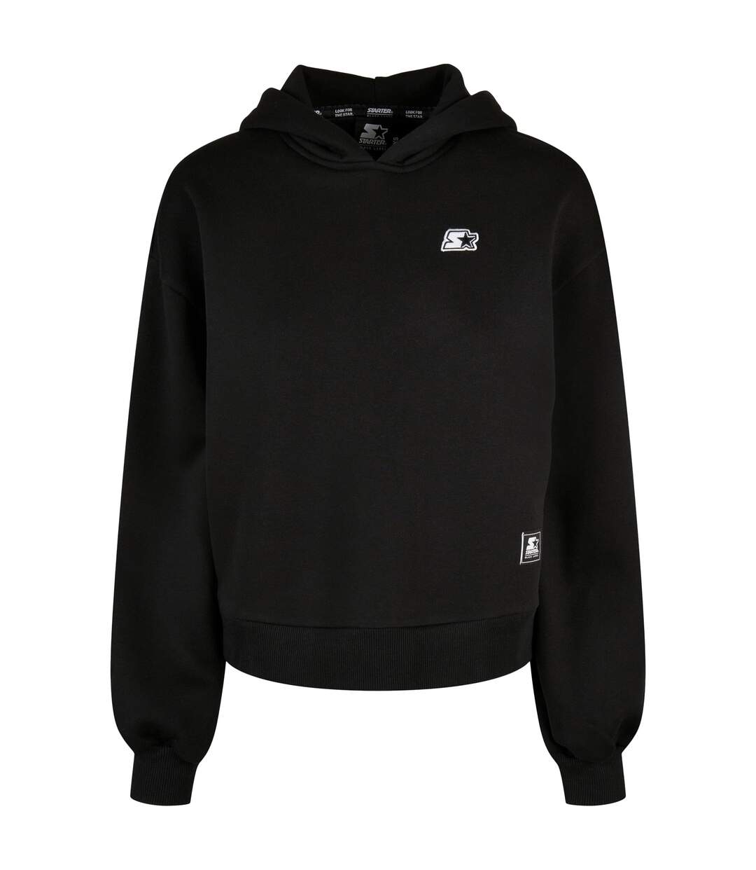Sweat À Capuche Essential Femme Noir Starter Black Label-1