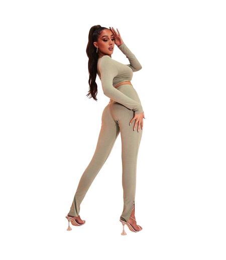 Legging Femme Vert Missy Empire
