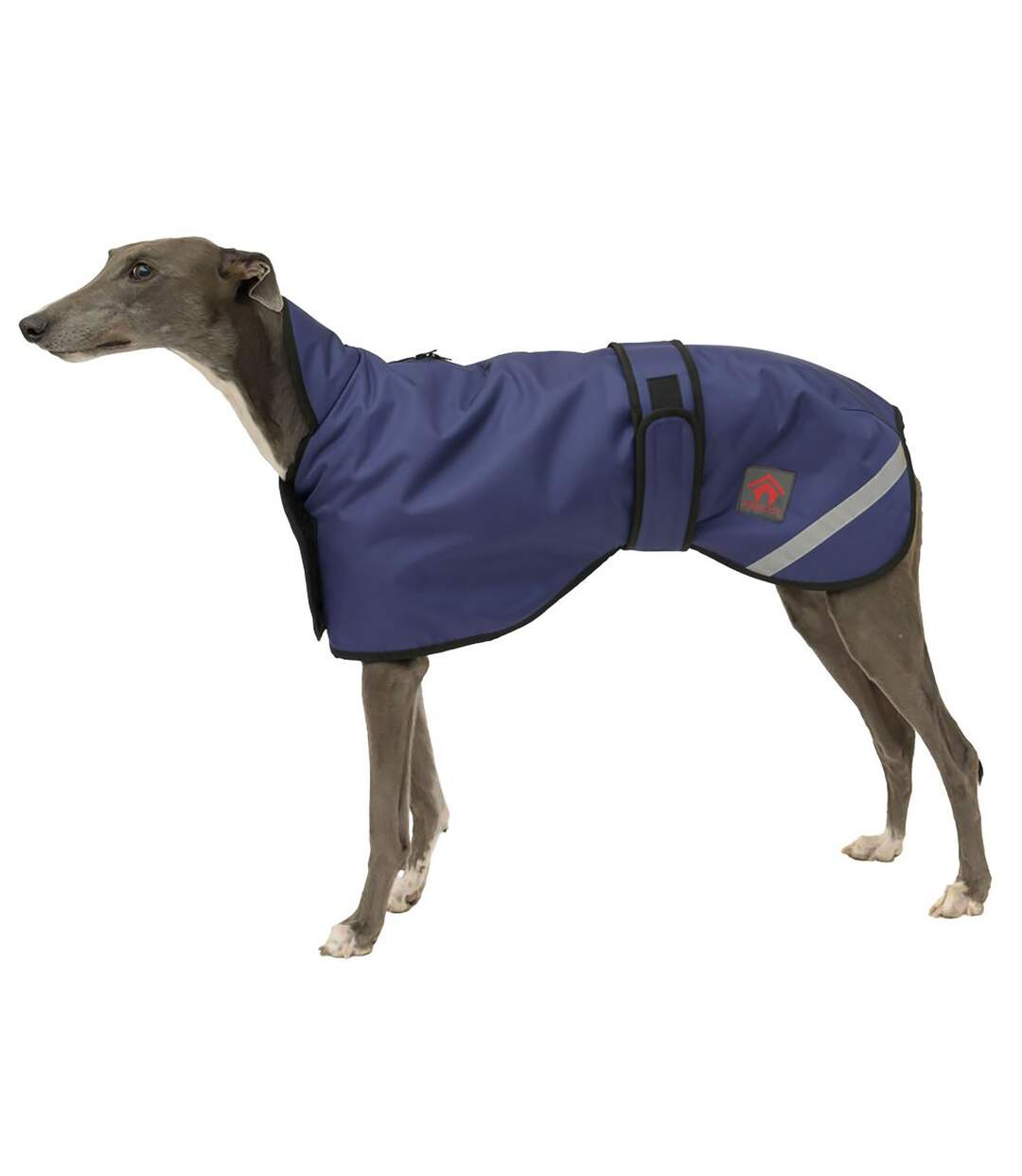 Sighthound fleece lined dog coat 61cm navy Firefoot-1