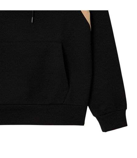 Sweat À Capuche Motif/style Blocs De Couleurs Homme Noir Lacoste