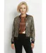 Veste style bomber imprimé métallisé-1