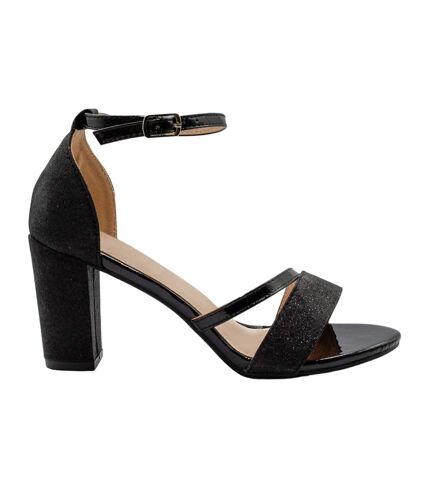 Sandales perla femme noir Where´s That From