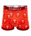 OddBalls Mens Home Welsh Rugby Union Boxer Shorts (Red) - UTOB193