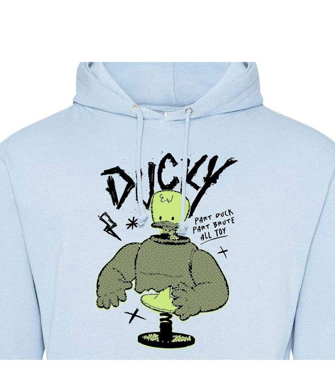 Mens Ducky Cotton Blend Hoodie Light Blue Toy Story 4-3