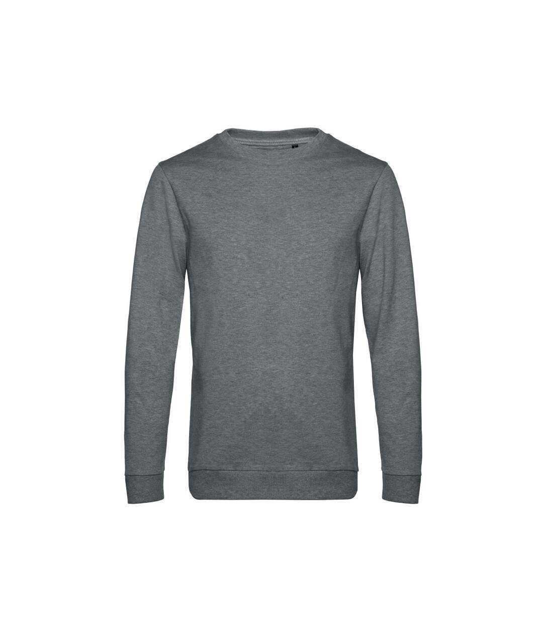 B&C Mens Set In Sweatshirt (Heather Mid Gray)