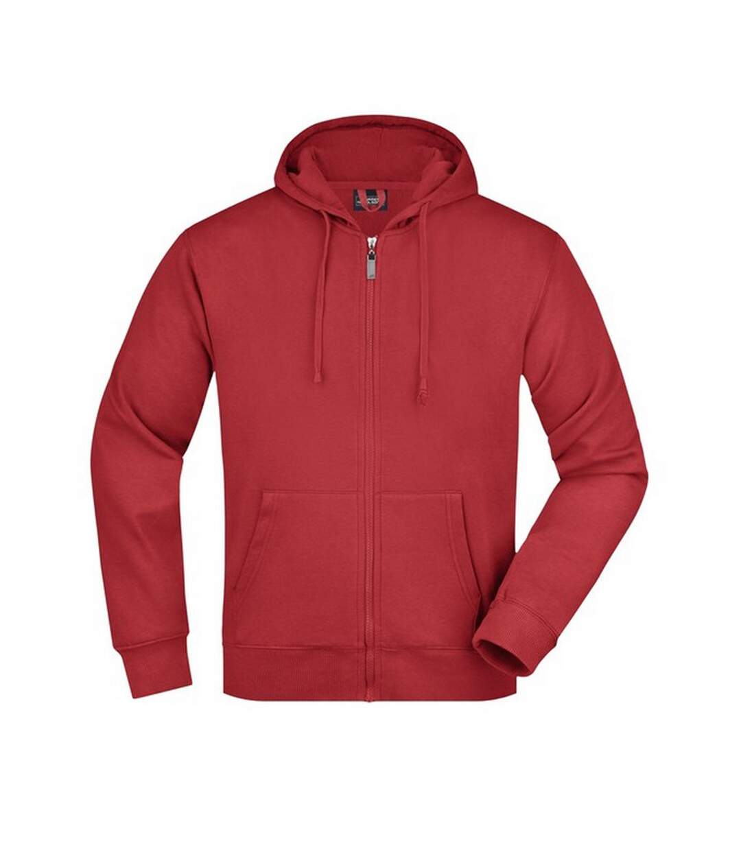 Sweat À Capuche Homme Rouge James And Nicholson-1