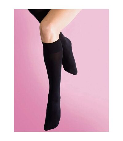 Silky Womens/Ladies Shine Knee Highs (1 Pair) (Black) - UTLW255