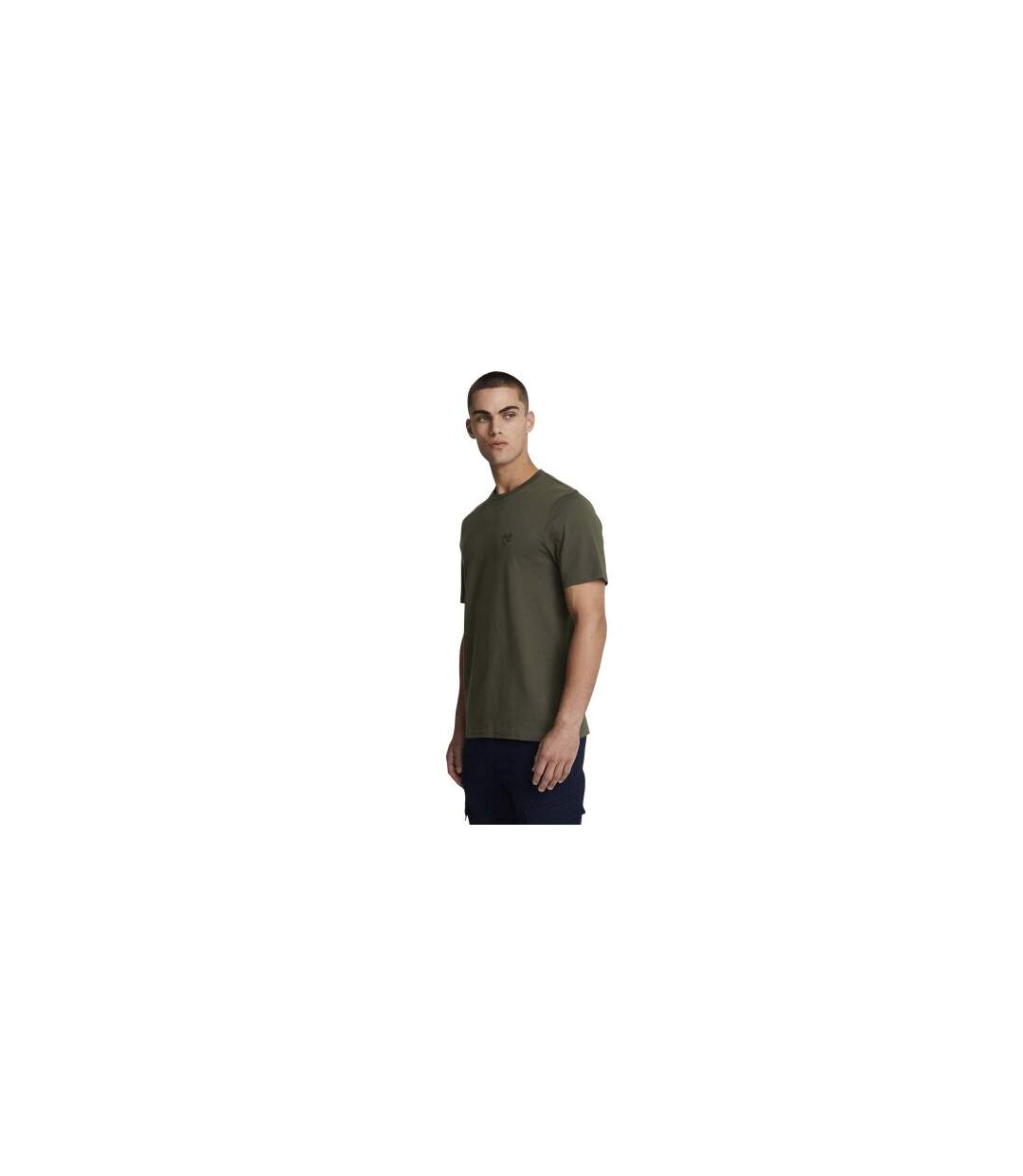 T-shirt Motif/style Aigle Tonal Homme Vert Lyle & Scott-1