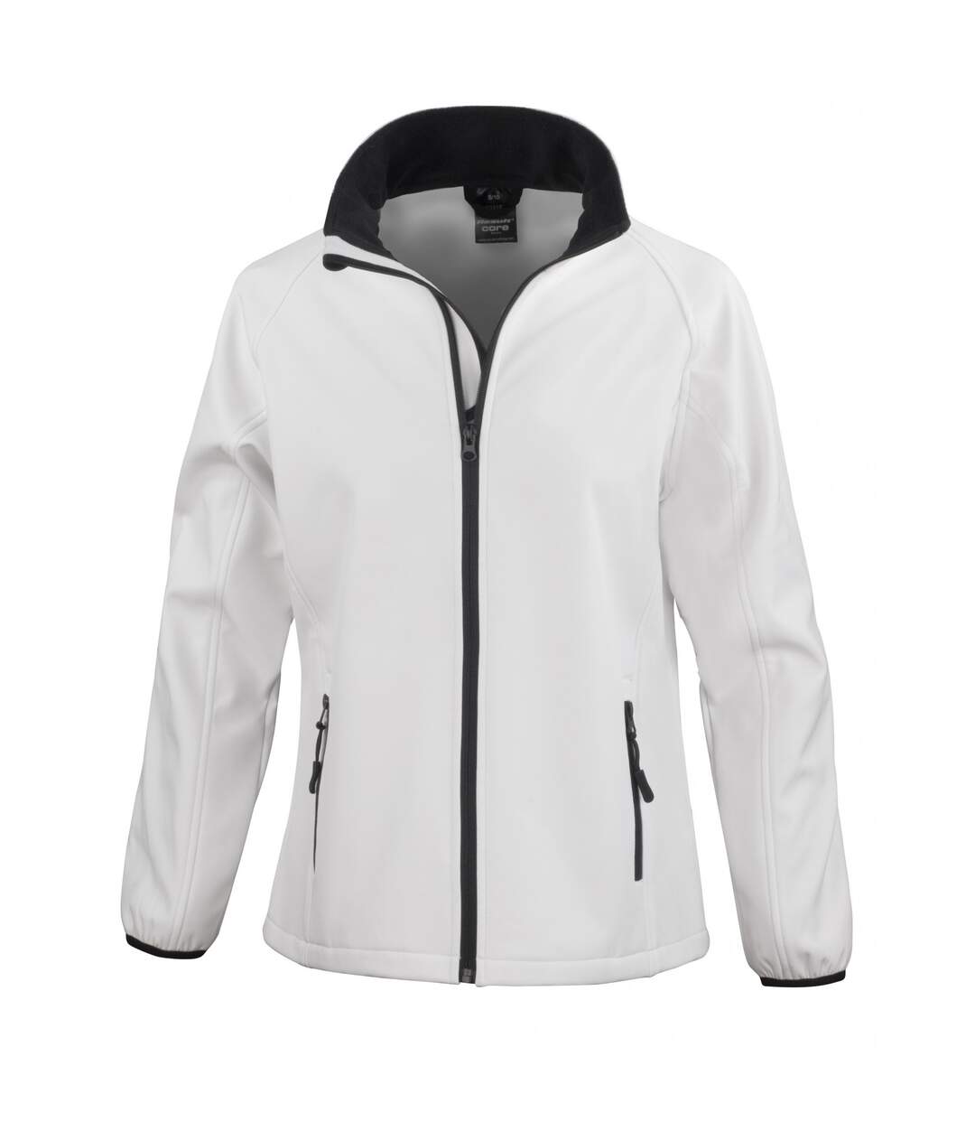 Veste softshell femme blanc/noir Result-1