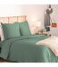 Parure de Lit 3 Pièces Percale 260x240cm Tilleul-1
