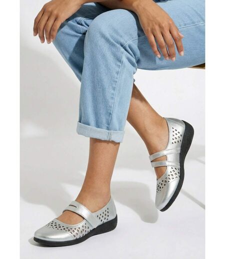Ballerines babies cuir largeur confort