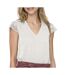 Débardeur blanc femme only elva-1