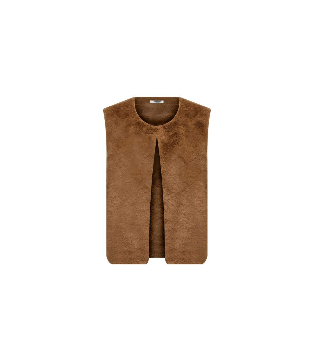 Veste sans manches en imitation fourrure FUZZY-2