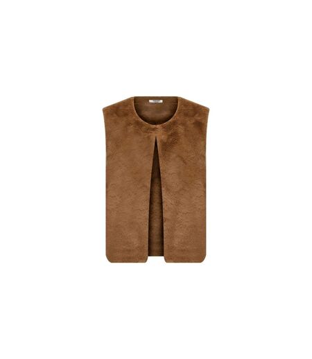 Veste sans manches en imitation fourrure FUZZY