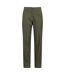 Womens/ladies coastal stretch regular trousers khaki green Mountain Warehouse-1